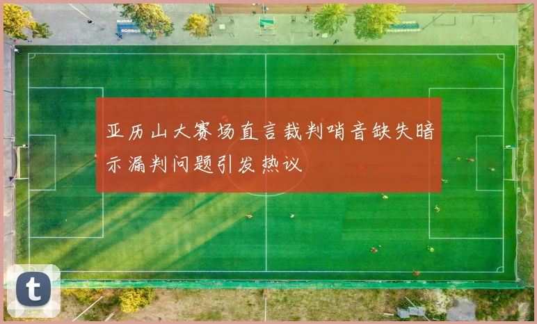亚历山大赛场直言裁判哨音缺失暗示漏判问题引发热议